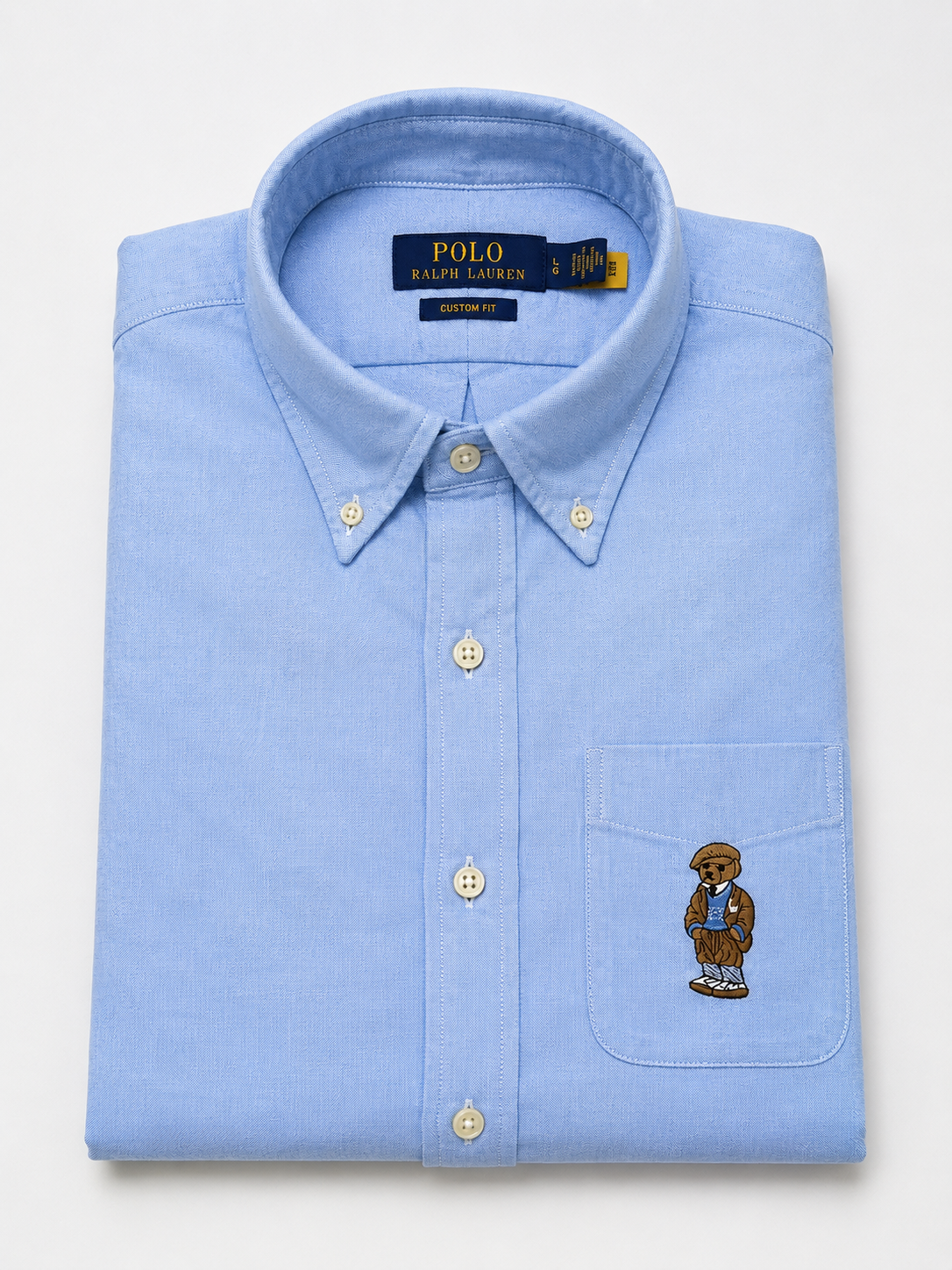 RL Sky dark teddy oxford shirt