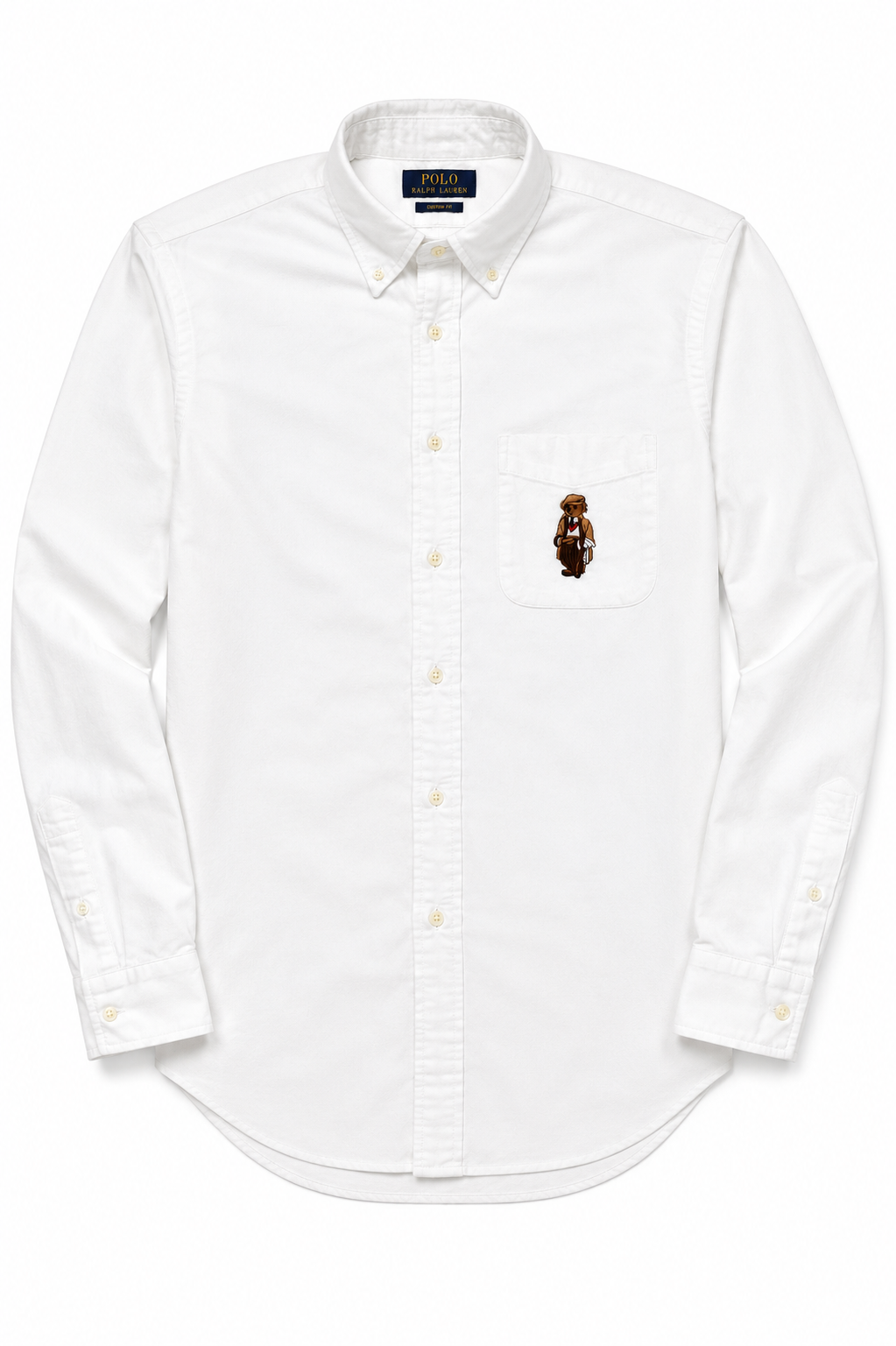 RL White teddy oxford shirt