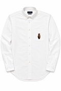 RL White teddy oxford shirt