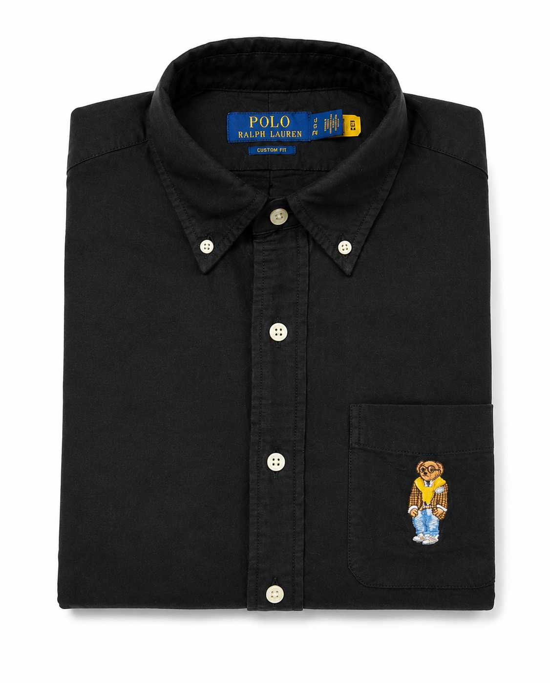 RL Black teddy oxford shirt