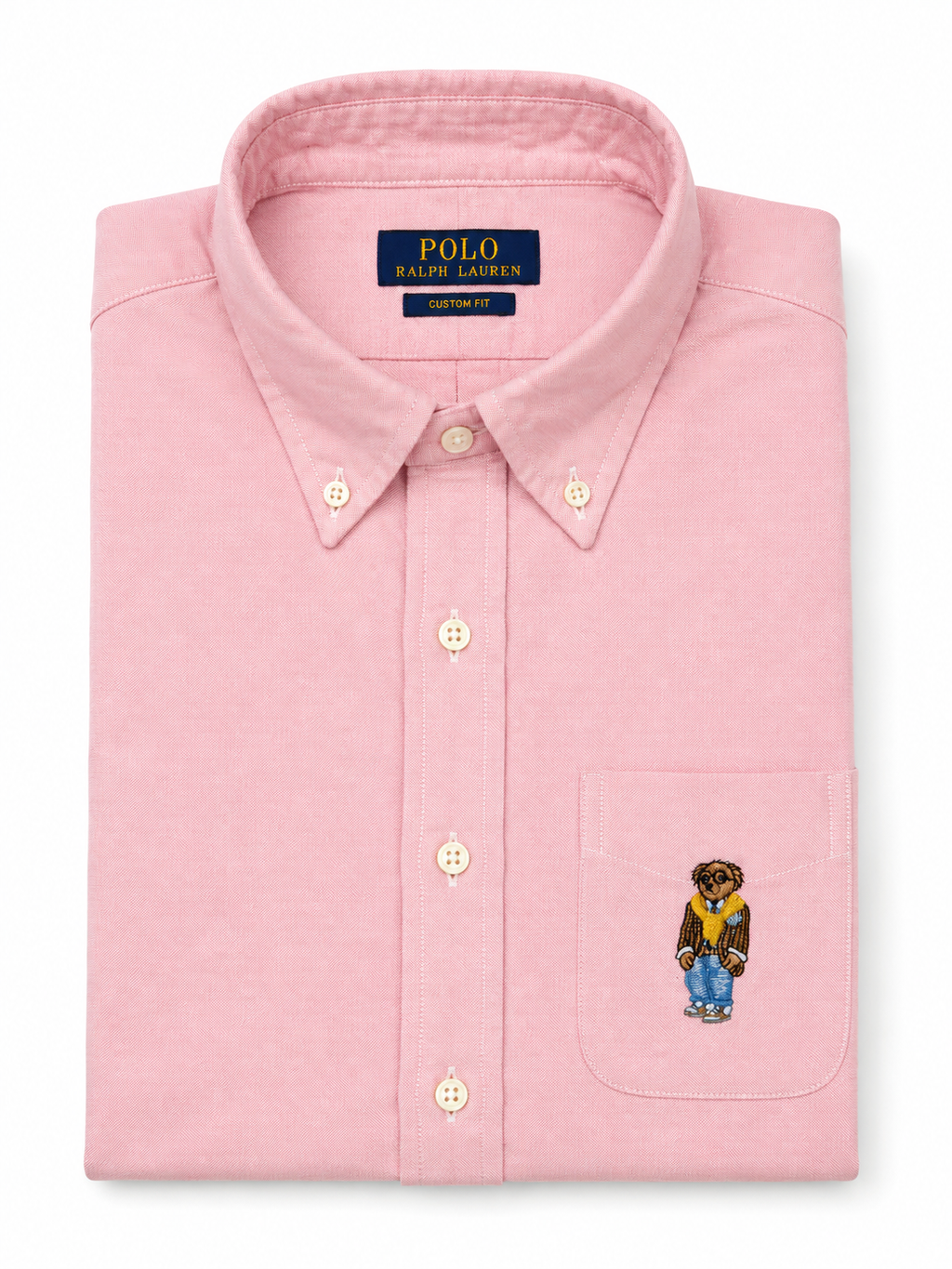 RL Pink teddy oxford shirt