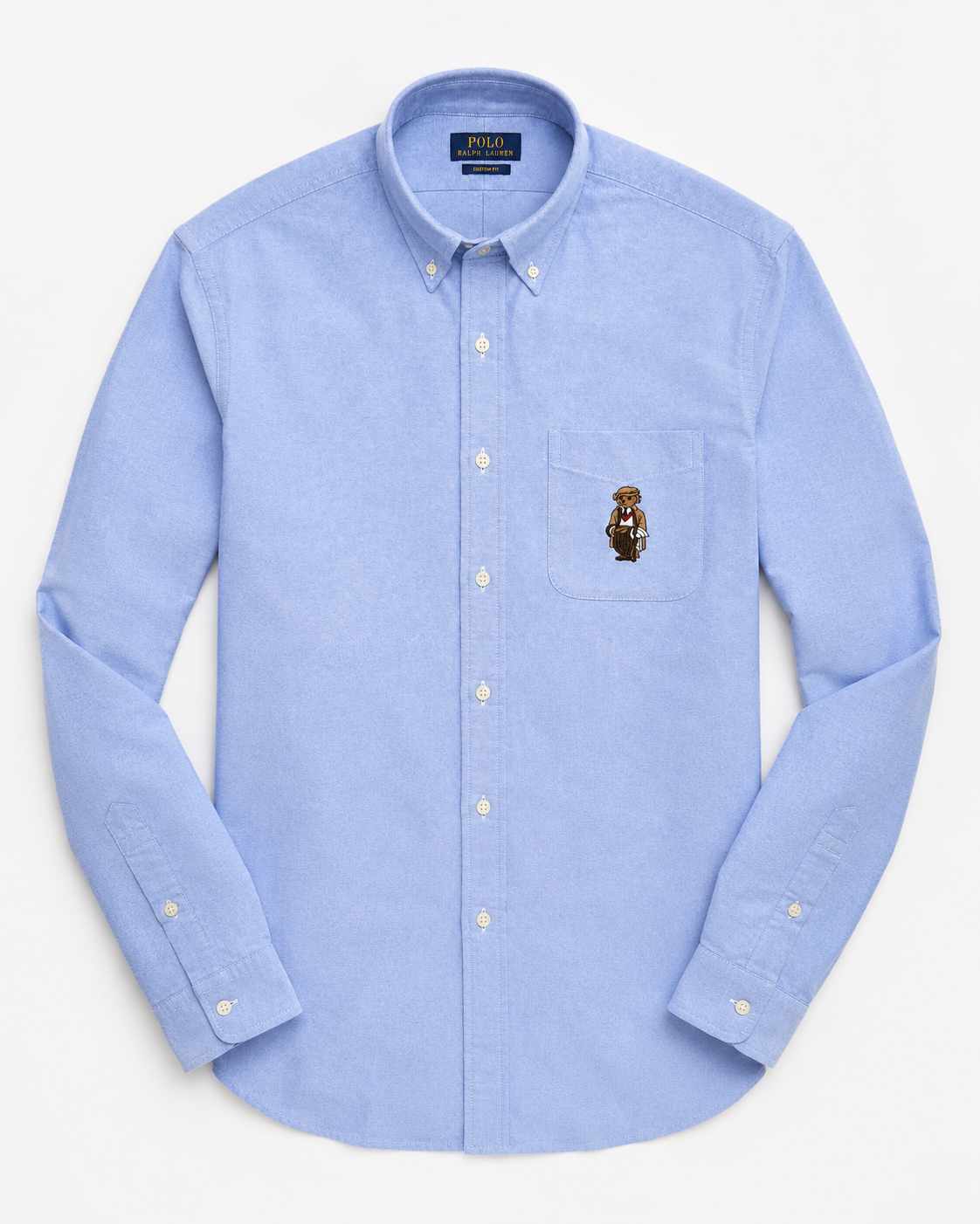 RL Aqua blue teddy oxford shirt