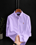 Lavendar Shirt Multi Logo