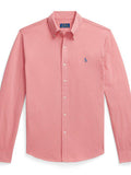 Tomato red Oxford Shirt Sky blue Logo